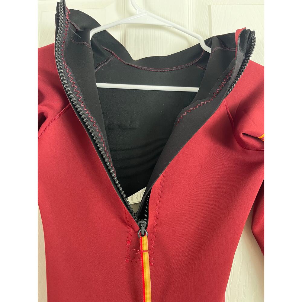 Rip Curl• G BOMB Cheeky 1mm Long Sleeve Spring Suit Wetsuit Maroon - Picture 15 of 17